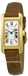 Cartier Tank Américaine w2601556 35mm Yellow gold Silver