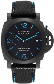 Panerai Luminor GMT Automatic PAM 01661 Carbon fiber Black