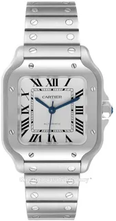 Cartier Santos WSSA0010 35mm Stainless steel Silver