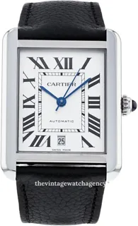 Cartier Tank Solo WSTA0029 31mm Stainless steel White