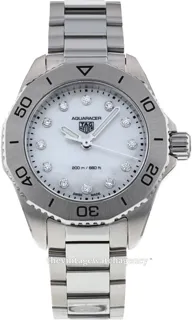 TAG Heuer Aquaracer WBP1416.BA0622 30mm Stainless steel White