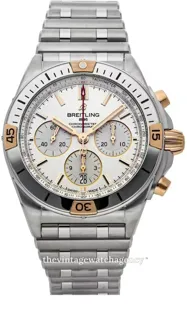 Breitling Chronomat IB0134101G1A1 42mm Stainless steel and Red gold Silver