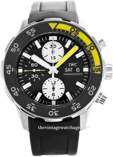 IWC Aquatimer Chronograph IW376702 44mm Stainless steel Black