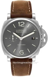 Panerai Luminor Due PAM 00904 42mm Stainless steel Gray