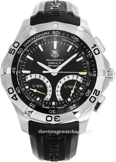 TAG Heuer Aquaracer CAF7010.FT8011 43mm Stainless steel Black