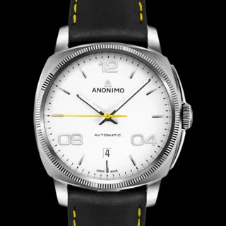 Anonimo AM-4000.01.100.A51 42mm Stainless steel White