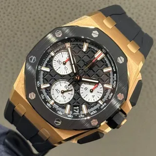 Audemars Piguet Royal Oak Offshore 26420RO.OO.A002CA.01 43mm Rose gold Black