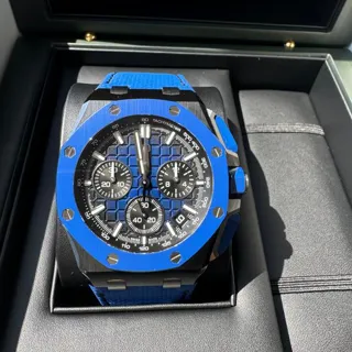 Audemars Piguet Royal Oak Offshore Chronograph 26420CE.OO.A043VE.01 43mm Black ceramic Blue