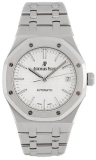 Audemars Piguet Royal Oak Selfwinding 15450ST.OO.1256ST.01 ( OAK  ) 37mm Stainless steel White