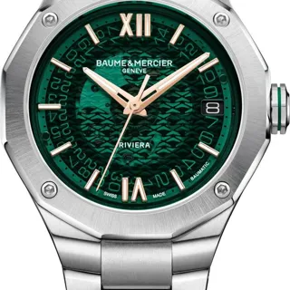 Baume & Mercier Riviera M0A10770 39mm Stainless steel Green