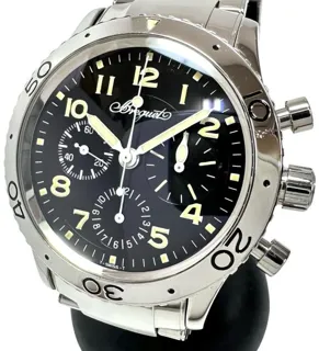 Breguet Type XX 3800ST 39mm Stainless steel Black