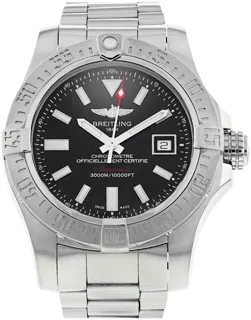 Breitling Avenger A17331 45mm Stainless steel Black