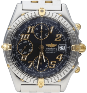 Breitling Chronomat B13050.1 Yellow Gold$Steel Black