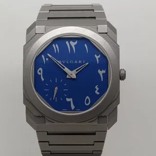 Bulgari Octo 103301 40mm Titanium Blue