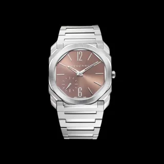 Bulgari Octo Finissimo 103856 40mm Stainless steel Pink