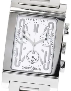 Bulgari Rettangolo RTC 49 S 29mm Stainless steel White