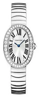 Cartier Baignoire WB520006 White gold Silver