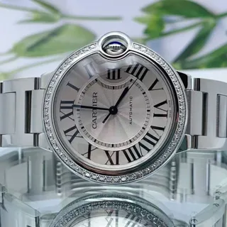 Cartier Ballon Bleu 36mm W4BB0017 36mm Stainless steel Silver