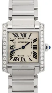 Cartier Cougar W4TA0009 30mm Stainless steel White