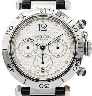 Cartier Pasha 2113 38mm Stainless steel Silver