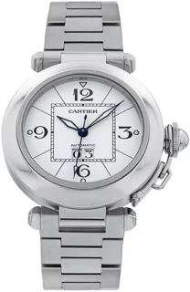 Cartier Pasha W31055M7 Stainless steel White