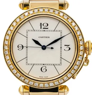 Cartier Pasha WJ1203H9 42mm Yellow gold White