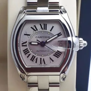 Cartier Roadster 2510 37mm Stainless steel Silver