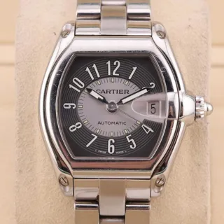 Cartier Roadster 2510 37mm Stainless steel Gray