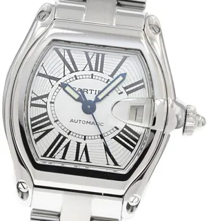 Cartier Roadster W62000V3 38mm Stainless steel Silver