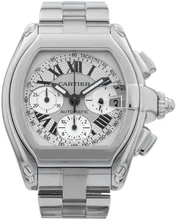 Cartier Roadster W62006X6 43mm Stainless steel Silver