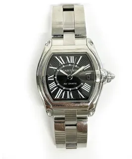 Cartier Roadster W62041V3 38mm Stainless steel Black