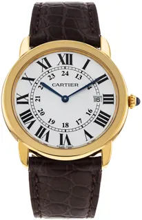 Cartier Ronde Solo de Cartier W6700455 Yellow gold Silver