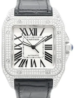 Cartier Santos de Cartier W20073X8 38mm Stainless steel Silver