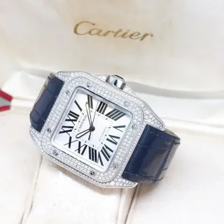 Cartier Santos de Cartier W20073X8 38mm Stainless steel Silver