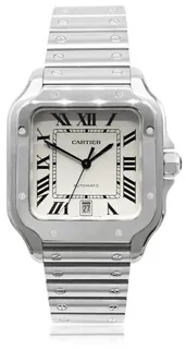 Cartier Santos de Cartier WSSA0009 39mm Stainless steel Silver