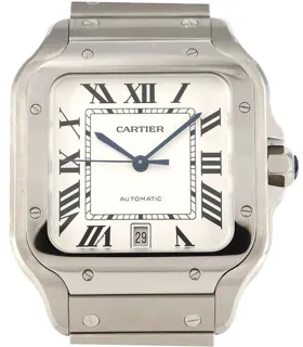 Cartier Santos de Cartier WSSA0018 38mm Stainless steel Silver