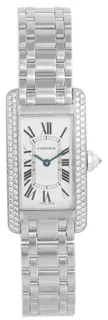 Cartier Tank Américaine W26019L1 19mm White gold Silver