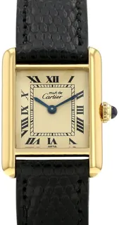 Cartier Tank Must 1613 20mm Vermeil Cream