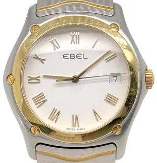 Ebel Classic E1187F41 37mm Yellow gold and Stainless steel White