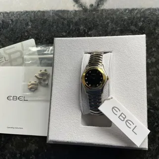 Ebel Sport 1090F21 29mm Yellow gold and Stainless steel Black