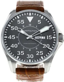 Hamilton Khaki Aviation H64715885 46mm Stainless steel Gray