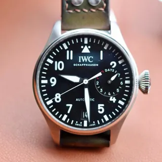 IWC Big Pilot IW501001 46.2mm Stainless steel Black