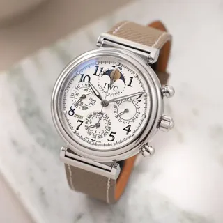 IWC Da Vinci Perpetual Calendar IW375803 (DA  ) 41.5mm Stainless steel White