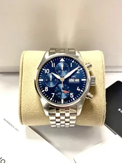 IWC Pilot Chronograph IW388102 41mm Stainless steel Blue