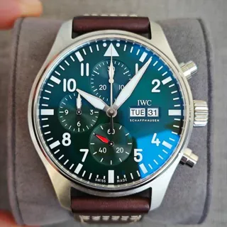 IWC Pilot IW3780-05 43mm Stainless steel Green