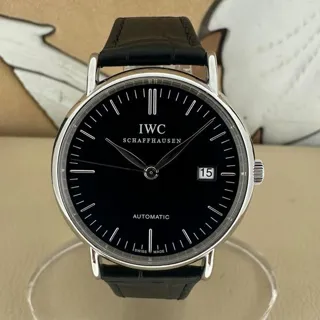 IWC Portofino Automatic IW356308 39mm Stainless steel Black