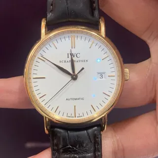 IWC Portofino IW356302 39mm Rose gold Silver