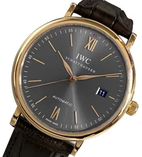 IWC Portofino IW356511 40mm Red gold Gray