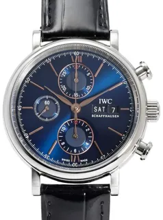 IWC Portofino IW391036 42mm Stainless steel Blue