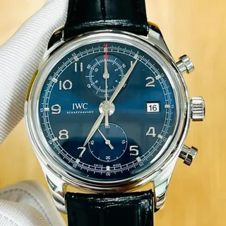 IWC Portugieser IW390406 42mm Stainless steel Blue